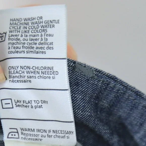 Vince Linen Lyocell Chambray Cargo Trouser Pants Size 26 - Picture 7 of 8